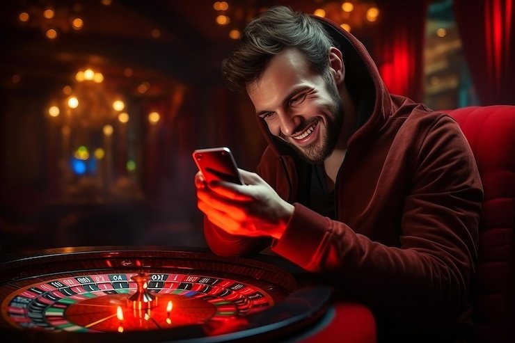 Antarmuka permainan Fishing Arcade di guru toto dengan kontrol sentuh